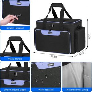 BSCI Factory Mini <b>Sewing</b> <b>Machine</b> Carrying Case Accessories Kits Supplies Tote Cover Bag - Product Image 1