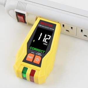 Kit de testeur électrique haute précision, prise GFCI, testeur de tension sans contact, testeur d'humidité du bois sans broche, détection d'inspecteur immobilier, 3 pièces - Product Image 6