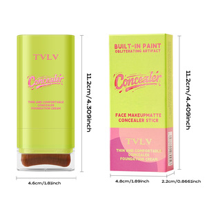 คอนซีลเลอร์แบบแท่ง 2 หัว 8 สี ติดทนนาน กันน้ำ กันเหงื่อ เนื้อแปรงธรรมชาติ - Product Image 5