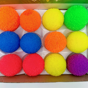 HAPU 6,5 cm Balle en TPR couleur unie, texture gazon, pour massage par friction irrégulière, jouet souple pour animaux de compagnie en extérieur et suivi visuel, tous âges - Product Image 3