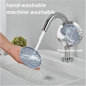 Juego de 6 Posavasos de Silicona Antideslizantes, Resistentes al Calor, Antiadherentes, con Bandeja Profunda, Libres de BPA, para Bebidas - Product Image 3