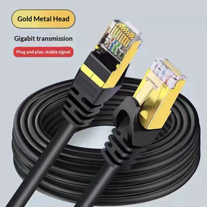 Câble de raccordement réseau Kneysum, prix de gros usine, 40 <span class=keywords><strong>m</strong></span>, CAT6a, haute conductivité, aluminium massif, G652D, résistant aux intempéries - Product Image 4