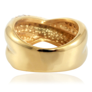 Anillo de Oro Estilo Europeo Americano para Mujer, Anillo Punk Moderno con Incrustaciones de Piedras, Joyería para Fiesta 27088 - Product Image 2
