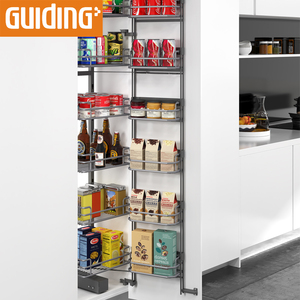 <span class=keywords><strong>Estante</strong></span> de la unidad de cocina accesorios armarios cierre suave extraíble despensa armario de cocina organizador de almacenamiento - Product Image 5
