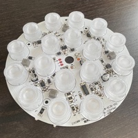 Module LED 140mm DMX512 RGBW personnalisé avec kits d'objectif 18W-36W 24V PCB adressable Light Board pour l'éclairage de piscine