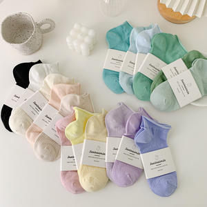 Chaussettes coréennes basses à <span class=keywords><strong>la</strong></span> cheville printemps et été minces décontractées série verte filles couleur Pure Sport coton chaussettes basses à <span class=keywords><strong>la</strong></span> cheville 2025 - Product Image 3