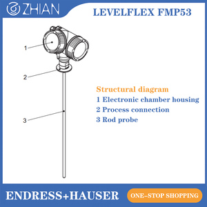 Capteur de niveau radar à ondes guidées E+H FMP53 pour applications de mesure par Endress+Hauser - Product Image 1