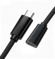Cable de Extensión USB C de 0.5M 1M, USB4 Versión 2, Tipo C a Tipo C, 80Gbps, Función Completa, 240W PD3.1, USB4 V2