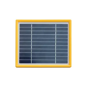 Toptan güneş paneli şarj telefonu-Güneş sistemi Mini temperli cam GÜNEŞ PANELI cep telefonu şarj etmek için doğrudan 5V 3W