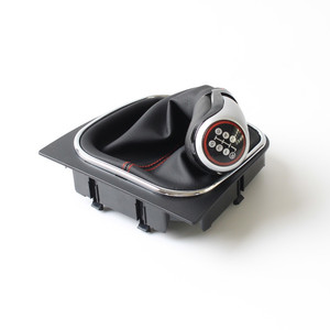 Car <b>Gear</b> <b>Knob</b> Leather 5 6 Speed Ergonomic Volkswagen Golf Fitment - Product Image 1