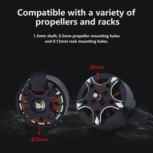 Motor sin escobillas OEM S1505 2850KV de bajo ruido para mini dron, eje de 15 mm para dron pequeño personalizado, ensamblaje de hélice GF3016 - Product Image 2