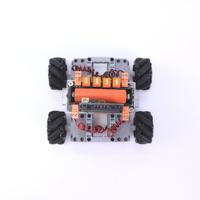 Kit de voiture robot Mecanum WeeMake 4WD Microbit V2/mPython, éducatif, intelligent, orange, DIY, kit scientifique