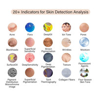 Nouveau Scanner Facial 3D IA X3PRO 2026 avec Analyse d'Image et Analyseur de Cuir Chevelu, Appareil d'Analyse Cutanée à Domicile