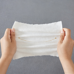 Serviette de nettoyage du visage pour salon de beauté, jetable, en coton doux et épais, motif perle, 600g, en rouleau, GZ RTS, commande en gros mixte - Product Image 3