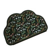 Tapis en terre de diatomées antidérapant, résistant à l'usure, séchage rapide, absorbant l'eau, entretien facile, motif floral pour salle de bain domestique