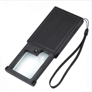 Lecture Lecture Journal <span class=keywords><strong>Pull</strong></span>-out Portable Loupe LED Lumière 3x 6x Double Loupe Bijoux - Product Image 1