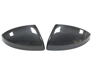 Calotte Specchietti Retrovisori in Fibra di Carbonio Secca con Fori Ausiliari per Audi TT TTS R8 2016-2025 - Product Image 2