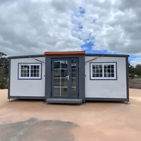 Casa Contenedor Expandible, Casas Pequeñas Prefabricadas, Cabaña Portátil Lista para Enviar, 20 pies, Desplegable, Instalación Rápida, Cocina, Baño, Amueblada
