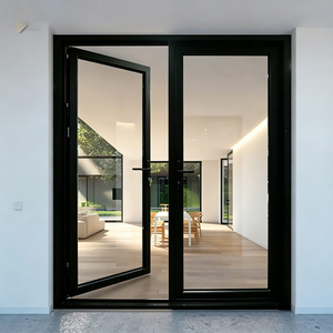 Portes battantes en aluminium à cadre fin avec verre obscur pour salle de cinéma domestique et contrôle de <span class=keywords><strong>la</strong></span> lumière - Product Image 3