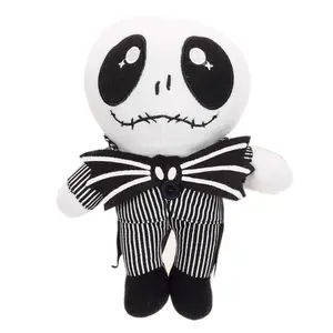 Búp Bê Nhồi Bông The Nightmare Before Christmas, Đồ Chơi Nhồi Bông Hình Đầu Lâu Quỷ Jack Anime, Quà Tặng Halloween Nhồi Bông Hình Bộ Xương