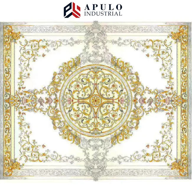 Star design wallfloor waterjet spanish medallions natural marble stone mosaic cutting and flooring inlays tile lowes for sale