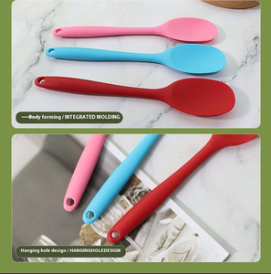 <span class=keywords><strong>Kit</strong></span> de spatules en silicone de qualité alimentaire pour enfants, écologiques, compatibles lave-vaisselle et four, pour la pâtisserie, fabriqué en Guangdong - Product Image 5