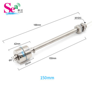 Industriale 0-110V/220V in acciaio inox galleggiante livello acqua interruttore sensore 10W/50W alta temperatura controllo lato verticale installato - Product Image 4