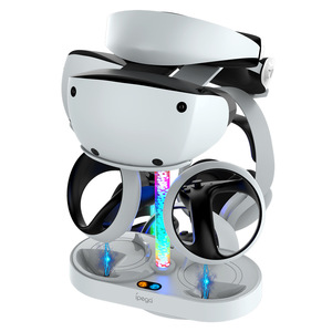 Soporte <span class=keywords><strong>de</strong></span> <span class=keywords><strong>carga</strong></span> del controlador <span class=keywords><strong>PS5</strong></span> VR2 <span class=keywords><strong>Base</strong></span> vertical con almacenamiento <span class=keywords><strong>de</strong></span> auriculares PSVR Estación <span class=keywords><strong>de</strong></span> <span class=keywords><strong>carga</strong></span> <span class=keywords><strong>de</strong></span> luz LED RGB - Product Image 2