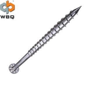 Anneaux hélicoïdaux Q345, à vis de sol galvanisé, 2 pièces - Product Image 3