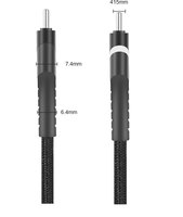 Nouveau câble de données PD câble de charge rapide lumière colorée pour iphone 16 3.25A tissage double C 65W téléphone tablette puissance Flash charge