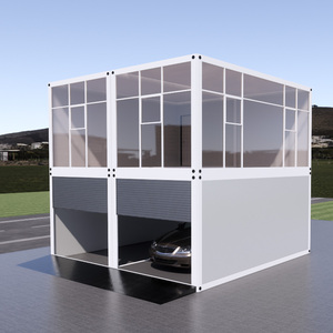 Contenedor Prefabricado <span class=keywords><strong>de</strong></span> 2 Pisos para <span class=keywords><strong>Alquiler</strong></span>, Fácil <span class=keywords><strong>de</strong></span> Reventa, con Tienda <span class=keywords><strong>de</strong></span> Vidrio Panorámico y Almacenamiento en el Piso Bajo, Ideal para Negocios <span class=keywords><strong>de</strong></span> <span class=keywords><strong>Alquiler</strong></span> - Product Image 4