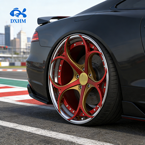 ล้อแม็กซ์สีแดงทองขนาด 19 20 21 22 24 นิ้ว แบบ 2 ชิ้น ขนาด 20x10.5J  <span class=keywords><strong>5</strong></span> <span class=keywords><strong>รู</strong></span> ขอบลึกเว้า  วัสดุอัลลอยด์ฟอร์จ สำหรับรถยนต์ BMW ชุด - Product Image 2