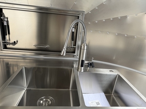 Chariot de vente mobile pour la production de gaufres, crêpes et desserts, équipement multifonctionnel, remorque alimentaire - Product Image 4