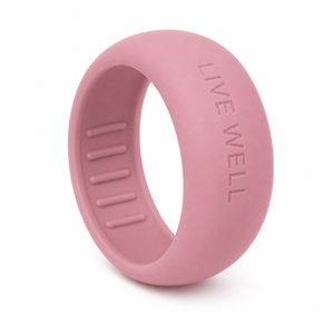 Coque de protection en silicone Oura Ring 5/4 Galaxy Ring RingConn Ultrahuman, rose poudré gaufré, pour bague connectée, avec inscription personnalisée pour elle - Product Image 3