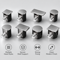 Support de fixation dissimulé Rafix pour étagère, pince de montage pour armoire, penderie, quincaillerie et accessoires de mobilier