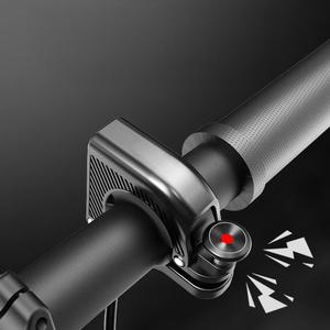 Sonnette de vélo Briviga en alliage d'aluminium + PC 80dB TYPE-C avec fonction de localisation, guidon de 22/25,4/32 mm, sonnette de vélo durable - Product Image 2