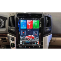 Autoradio Android 15 avec écran 12,1 pouces, GPS, DSP, CarPlay, Android Auto, unité multimédia pour Toyota Land Cruiser LC200 2008-2015