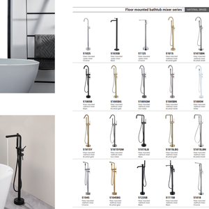 Bagno <span class=keywords><strong>Doccia</strong></span> Miscelatore Floor Stand Rubinetto di Corrispondenza con Il Basamento Vasche da Bagno, Corpo in Ottone Hotel Pavimento Montato Freestanding Vasca da Bagno Rubinetto - Product Image 5