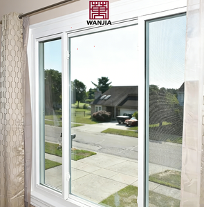 Wanjia <span class=keywords><strong>หน้าต่าง</strong></span><span class=keywords><strong>บาน</strong></span>เลื่อนกระจกสองชั้นกันน้ำหน้าต่าง<span class=keywords><strong>บาน</strong></span>เลื่อน upvc - Product Image 1