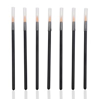 Vente en gros de 50 pinceaux à eyeliner jetables écologiques avec micro-fibres pour les lèvres