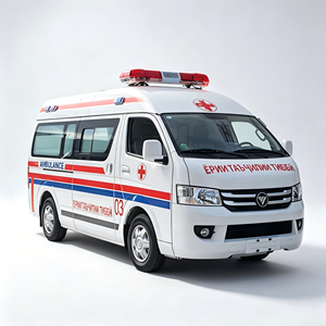 รถพยาบาลใหม่จากโรงงาน FOTON รถดีเซลสำหรับกู้ภัยทางการแพทย์ฉุกเฉิน สำหรับการขนส่งผู้ป่วยไปโรงพยาบาล - Product Image 1