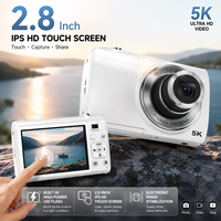 Caméra vidéo 5K, jeux UKCA, 64MP, autofocus, écran CMOS, légère, pour la photographie de voyage, les événements familiaux et les débutants