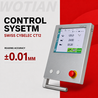 Presse plieuse CNC programmable WE67K 200T4200MM avec synchronisation stable et arrière-patin précis