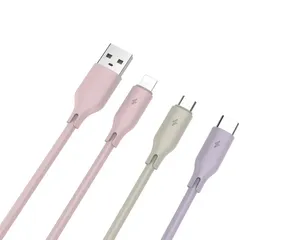 Hoge Kwaliteit Usb Oplader Kabel Micro Usb Type-C Ip Poort Led Indicator Data Professionele Fabrikant Lading Sync 8P Kabel