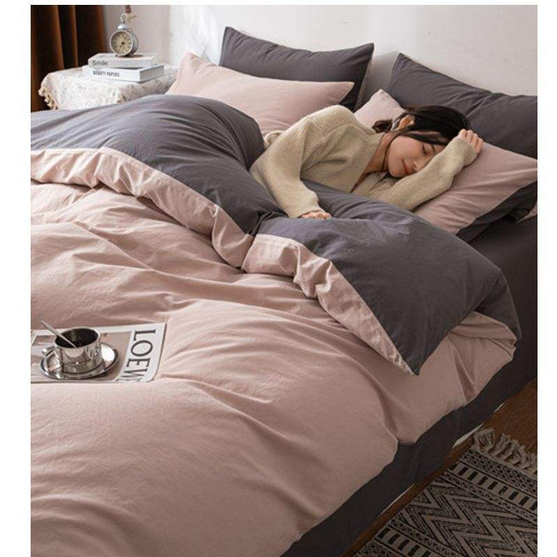 Light bean paste graphite ash-100 cotton non-pilling non-fading