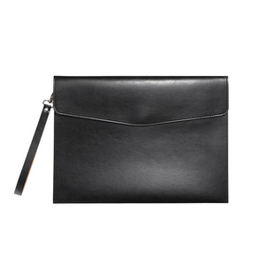 Tùy chỉnh phong bì PU da túi tài liệu, A4 Kích thước văn phòng tập tin tổ chức với từ Snap đóng cửa - Product Image 5