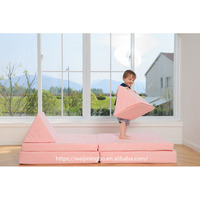 Canapé modulaire pour enfants avec tissu doux - Design moderne pour salon et chambre