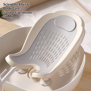 Support <span class=keywords><strong>de</strong></span> bain pour bébé, coussin <span class=keywords><strong>de</strong></span> douche creux avec drainage, siège <span class=keywords><strong>de</strong></span> baignoire antidérapant confortable pour <span class=keywords><strong>nouveau</strong></span>-<span class=keywords><strong>né</strong></span>, pour un lavage doux du corps du bébé - Product Image 2