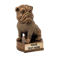 Trofeo de Bulldog de Resina WeiVista, Figura Personalizada de Mascota, Fabricante de Premios, Proveedor Mayorista de Fábrica