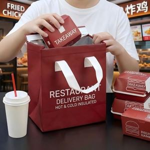 Wholesale Insulated Food Delivery Bags Custom Printed Thermal Cooler Bags for Restaurants - Product Image 4